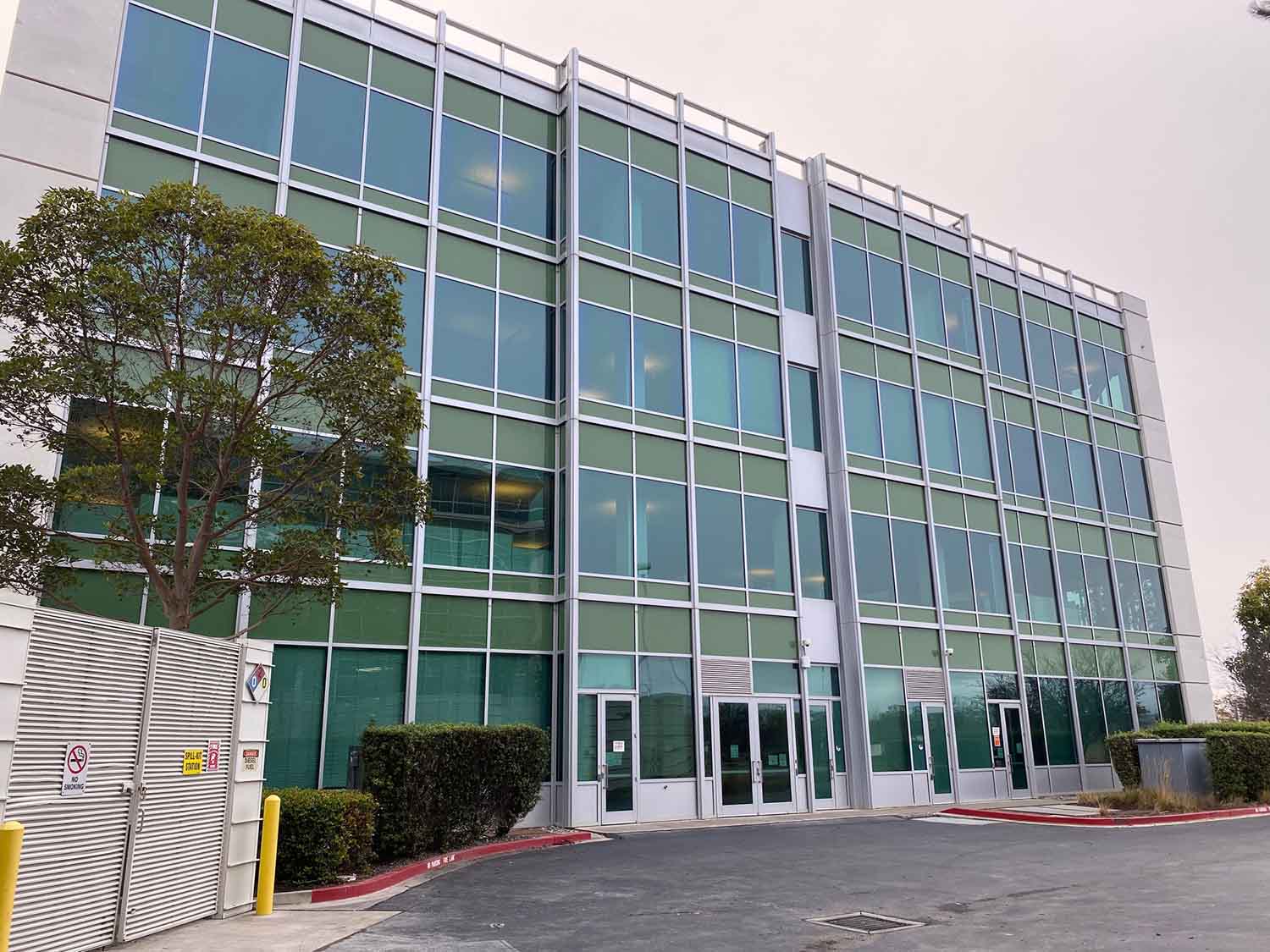 Commercial 3M Prestige Exterior Window Film Project: Informatica, Redwood City, CA, installed by ClimatePro.