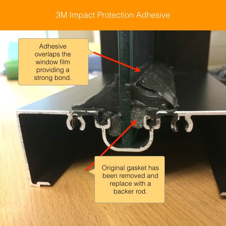 Window Film Anchoring Diagram