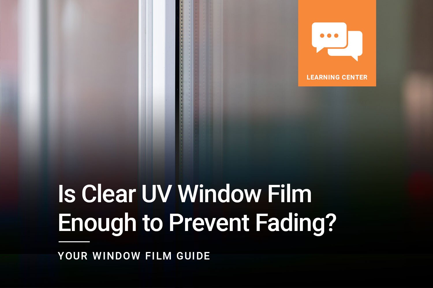 clear uv window film