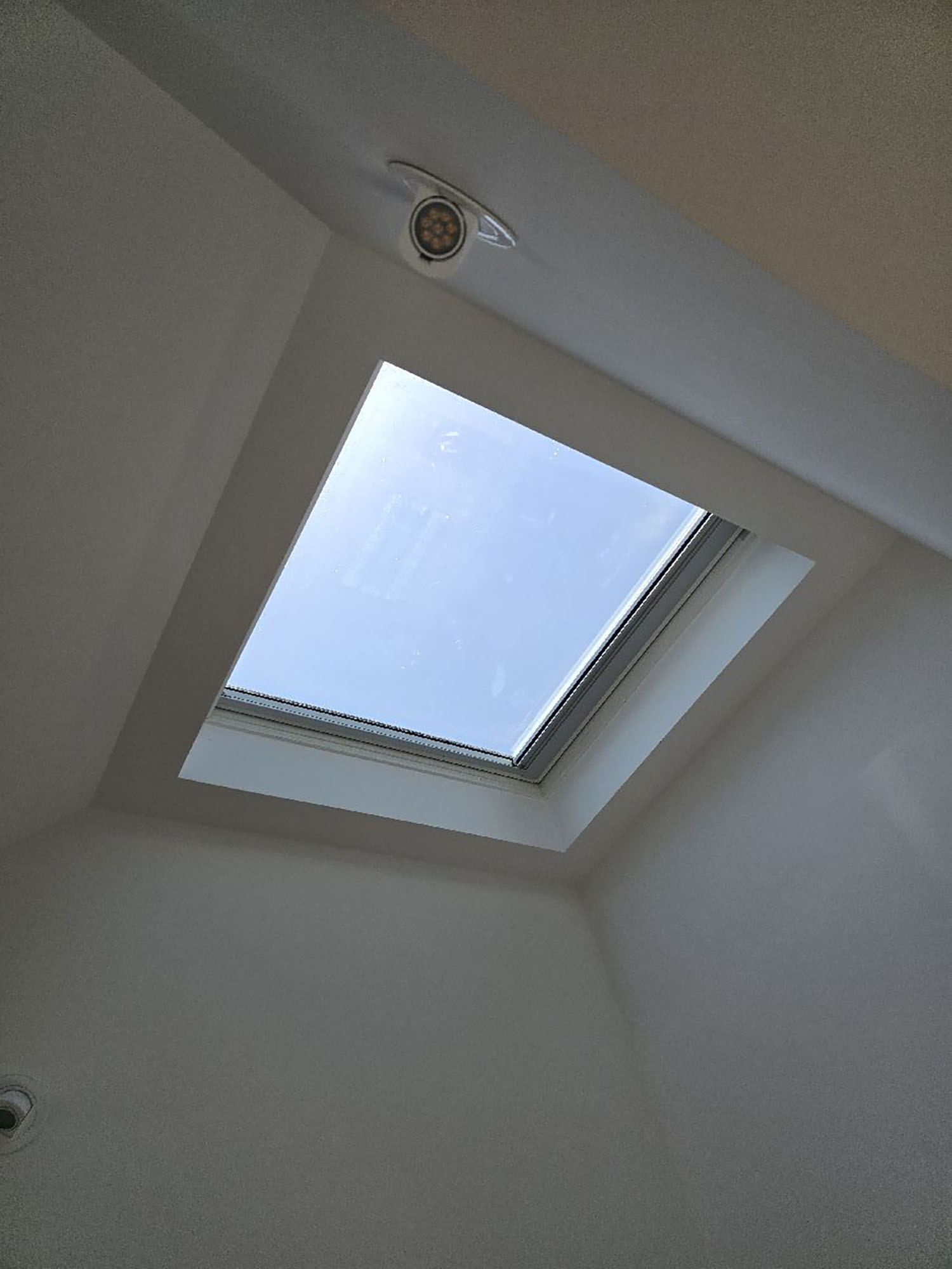 3M Exterior Window Film reduces glare and heat. It's a great choice for skylights.