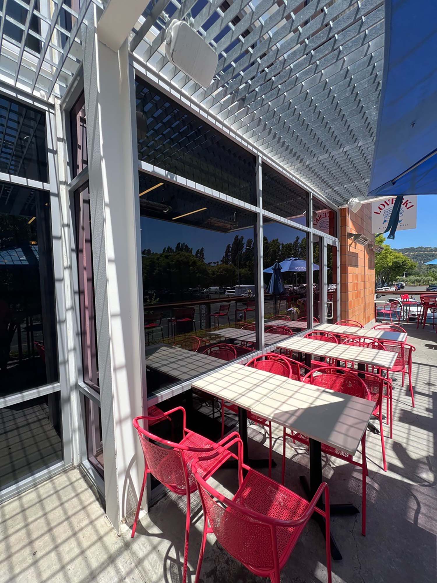 ClimatePro installed 3M Exterior Window Film on the the windows at Oxbow Public Market in Napa, CA.