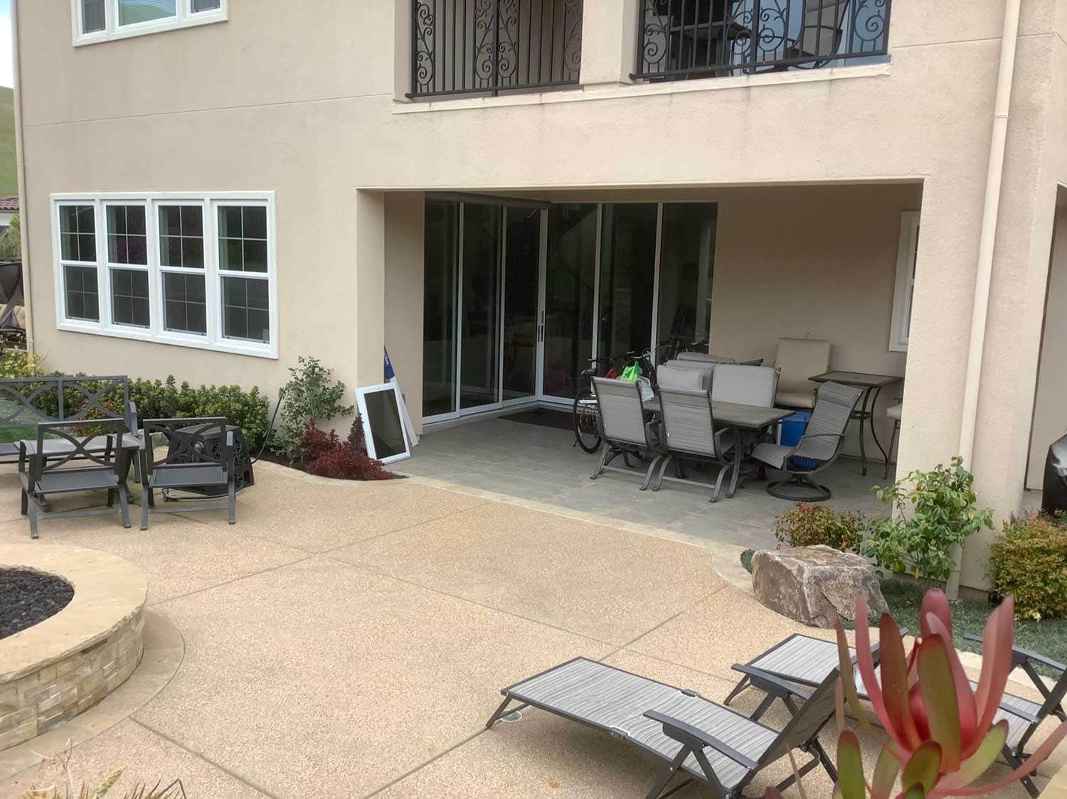 Before and After: Crimsafe for Patio Doors