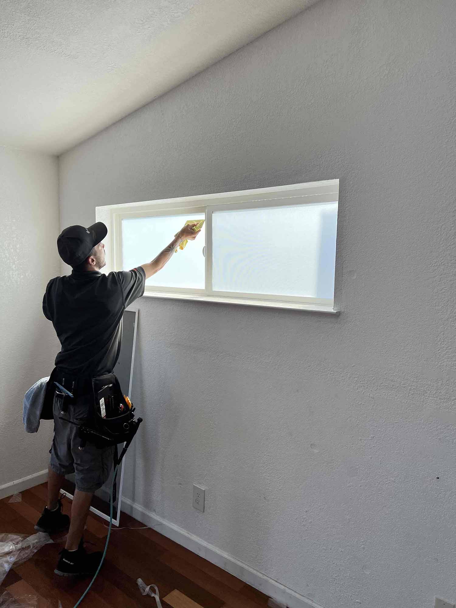 Privacy Window Film for a Foster City, CA Home, installed by ClimatePro