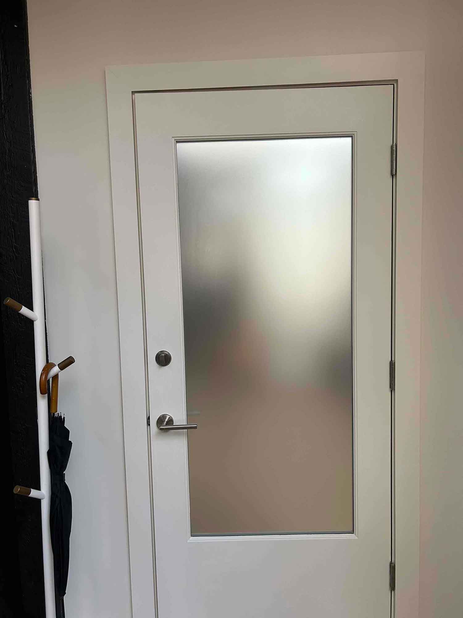 The ClimatePro team added 3M Window Tint to this San Francisco office windows and doors. Get a free estimate for privacy window tint today.