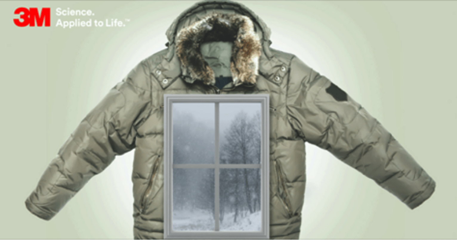3M Thinsulate Window Insulation - A Winter Jacket for Home Windows - Home Window Tinting in the San Francisco, California Bay Area