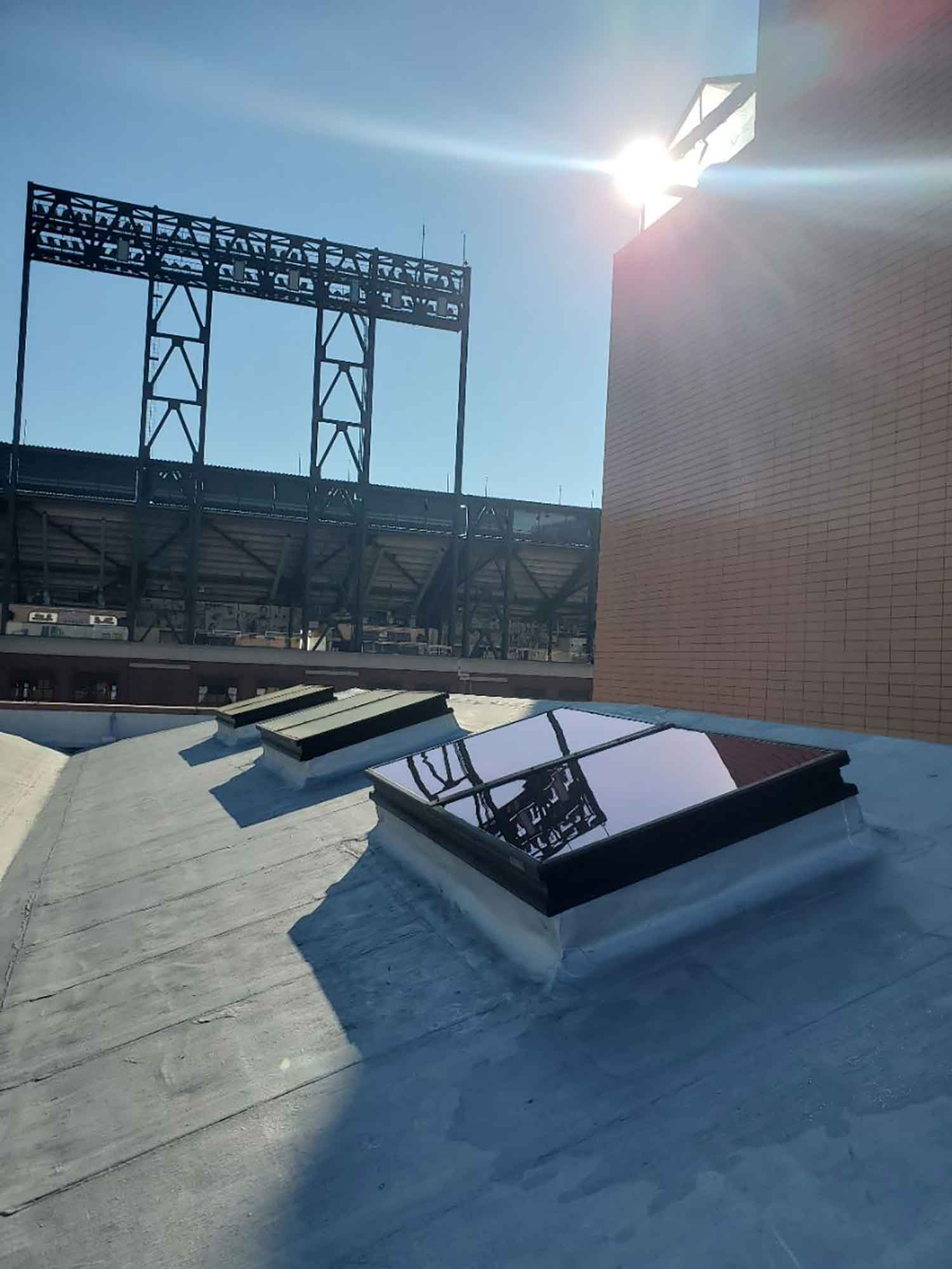 ClimatePro installed 3M Exterior window tint on these skylights in San Francisco. 