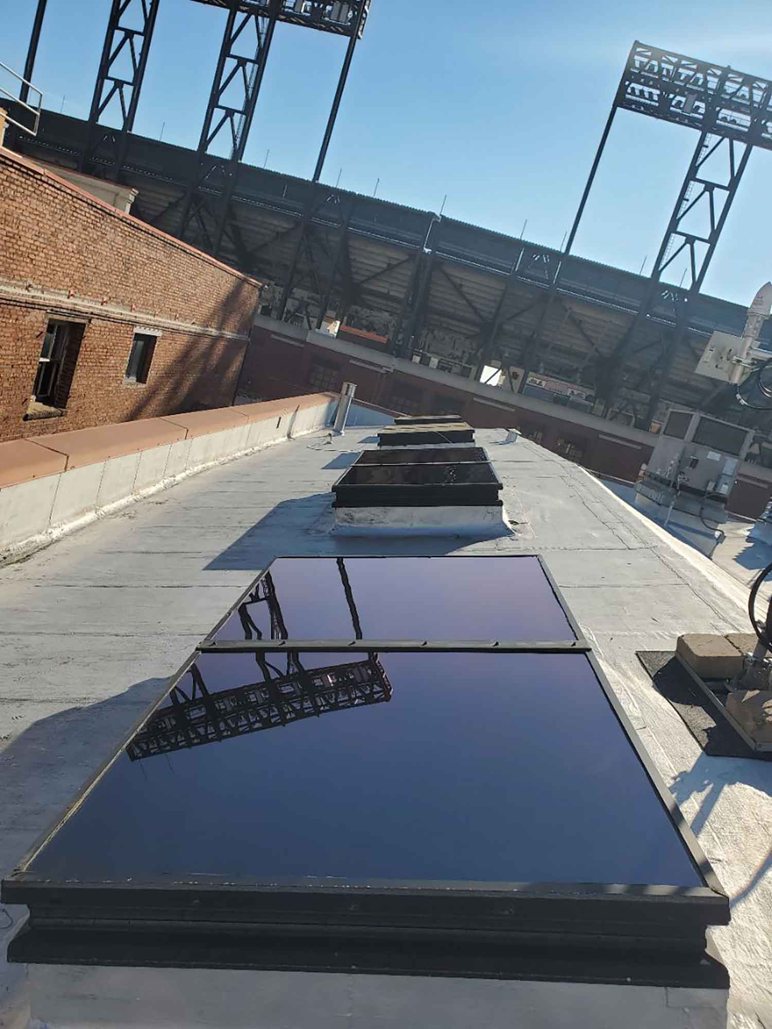 ClimatePro installed 3M Exterior window tint on these skylights in San Francisco. 
