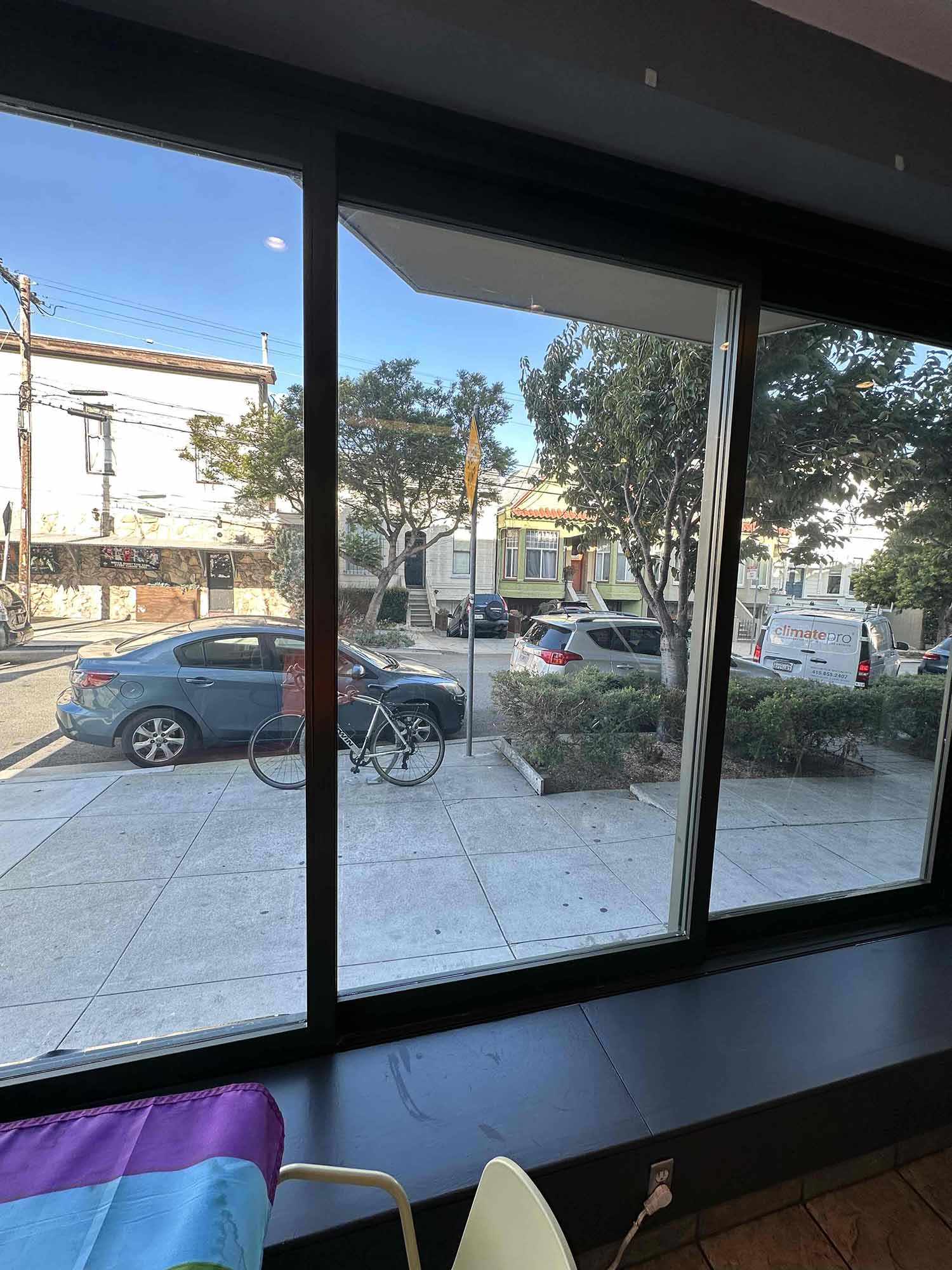 A San Francisco Cafe Gets 3M Security Window Film. Installed by ClimatePro, the Bay Area's best window film installation company.