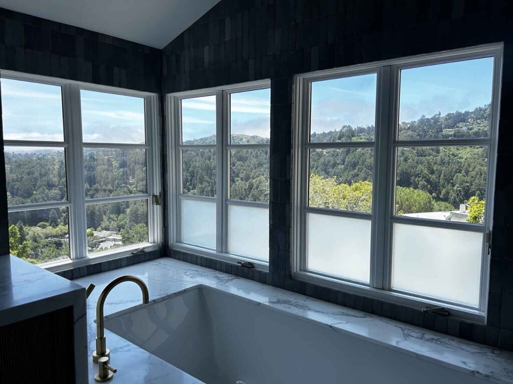 Privacy Frosted Window Film Mill Valley ClimatePro