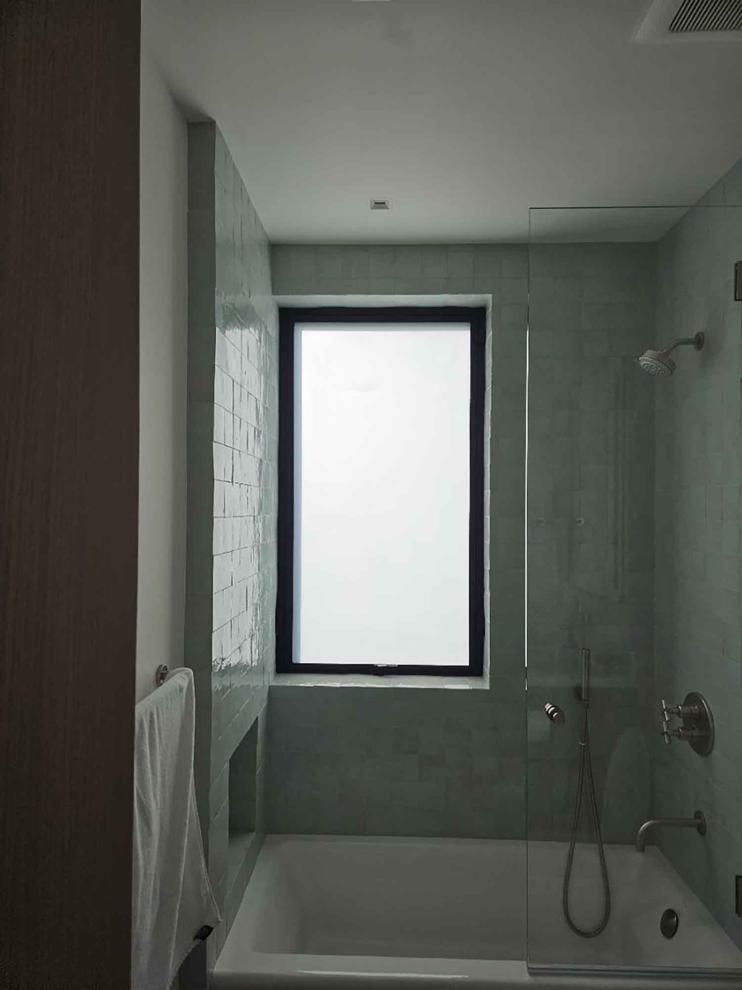 10 Examples of Frosted Window Film in Bay Area Bathrooms. Get a free estimate from ClimatePro in the San Francisco Bay Area.