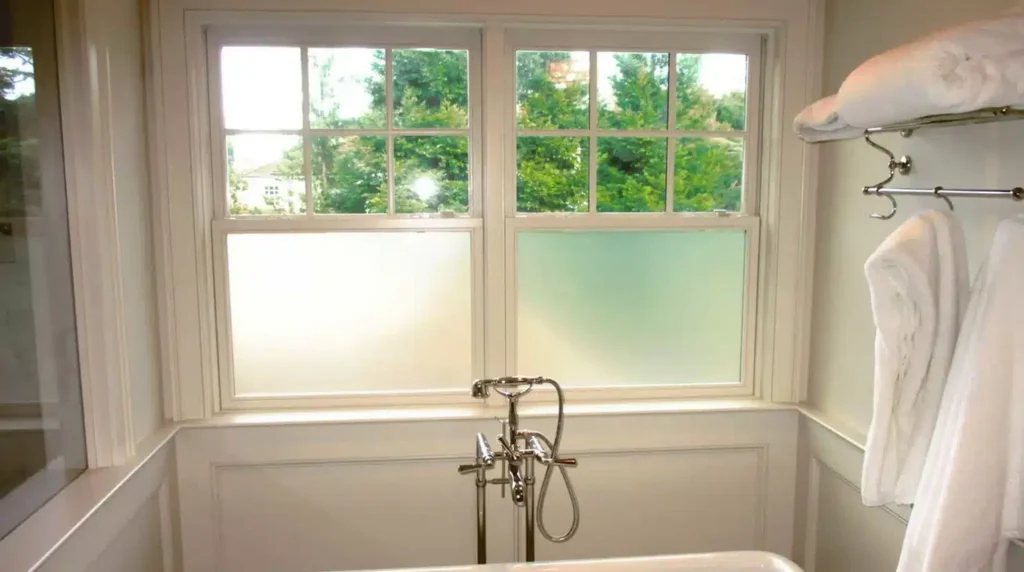 10 Examples of Frosted Window Film in Bay Area Bathrooms. Get a free estimate from ClimatePro in the San Francisco Bay Area.