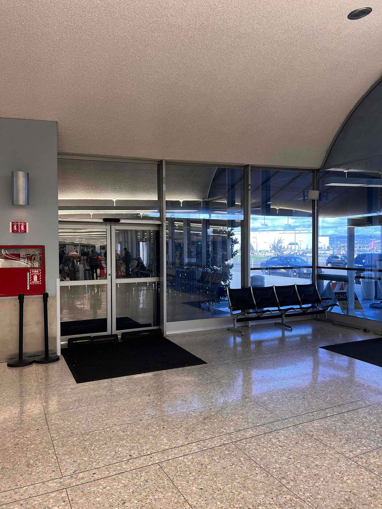 The ClimatePro team installed 3M Affinity Window Film at Oakland International Airport. 
